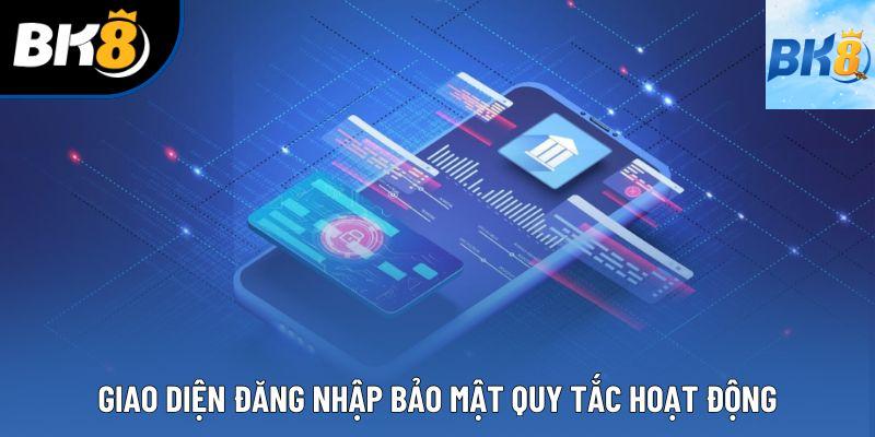Giao diện đăng nhập bảo mật quy tắc hoạt động